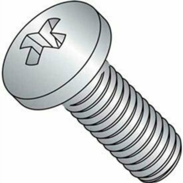 Titan Fasteners M4 x 0.7 x 10mm - Machine Screw - Phillips Pan Head - 304 Stainless Steel - DIN 7985 - Pkg of 100 BSP04010